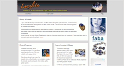 Desktop Screenshot of lazulita.cl